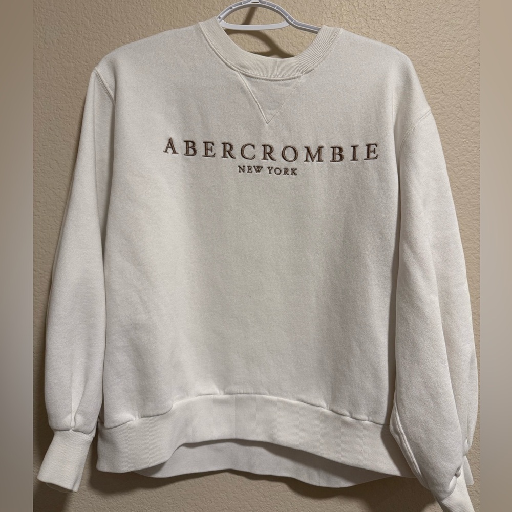 Abercrombie & Fitch Cream Soft Collection Top
